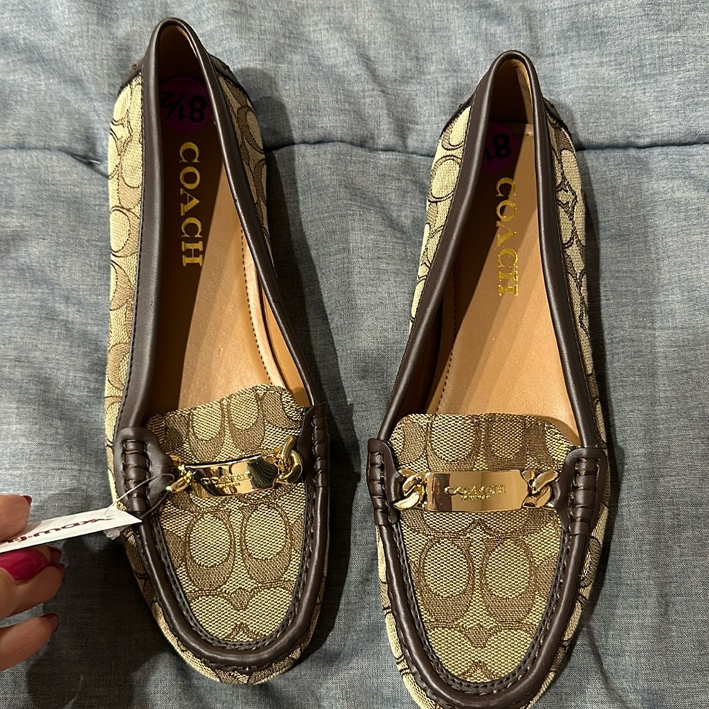 Coach flat shoes